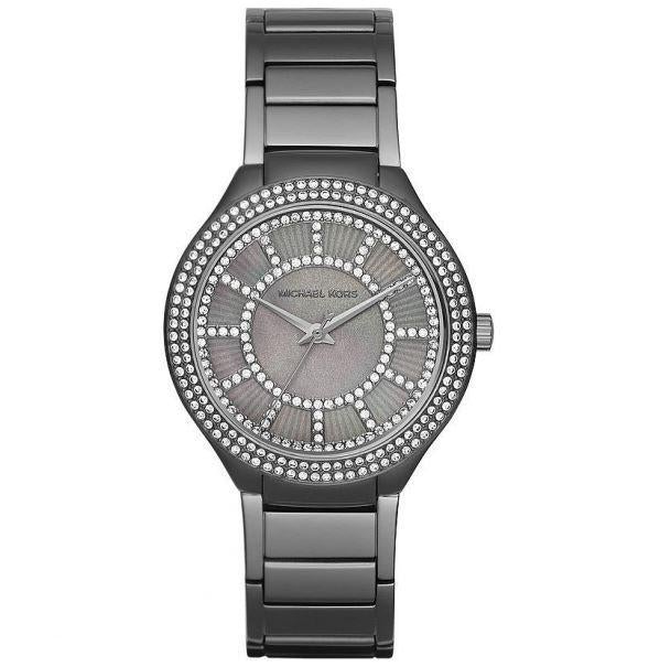 Michael Kors Ladies Kerry Gunmetal Watch - MK3410